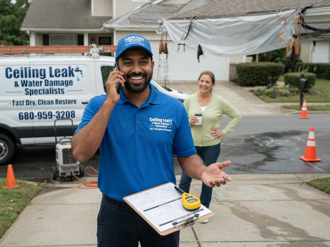 Ceiling Leak Cleanup Elmwood, WI FAQs